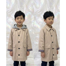 리틀밥독 키즈 봄이월 보이 댄디코트 H221MCT01 아동 초등남아 트렌치코트