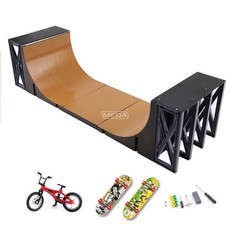 핑거보드 경기장 훈련장 파크 스케이트 필드 보드게임 동호회, 1개, 대형 슬라이드 브라운 스타일