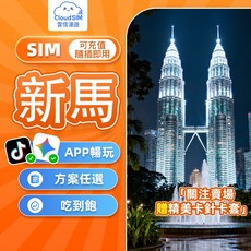 CloudSIM 新馬網卡 吃到飽不限量 隨插即用, 每日1GB,3天