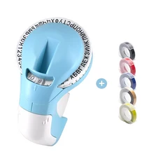 러시아 휠 9mm Dymo 3D 리필 B90 TPL 자체 접착 프린터 12965 OMEGA 엠보싱 라벨 메이커 타자기와 유사, 03 Set-6