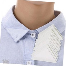 셔츠 깃 고정 패치 옷깃 모양 유지 보조 용품 의류 관리 도구 정돈된 착용감, 1개, 상세페이지 참조