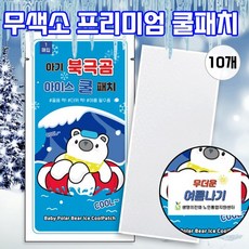 붙이는 쿨링 무색소 아이스 쿨패치 LE0702, 10개
