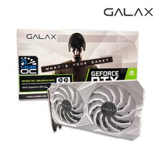 [갤럭시코리아] 갤럭시 GALAX 지포스 RTX 3050 EX WHITE D6 6GB DVI 그래픽카드