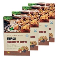 지노 검은콩 호두 아몬드 율무차, 20g, 50개입, 4개