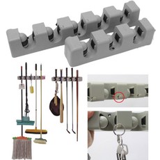 밀대 걸이 행거 꽂이 정리대 청소도구함 정리 마대 홀더 대걸레 사무실 우산 학교 베란다 식당, 1개