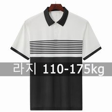 스트라이프 폴로 셔츠 남성 여름 셔츠 티셔츠 빅 사이즈 110-175kg 6XL/7XL 플러스 사이즈 패션 라운드 넥 반팔 오버 사이즈상의