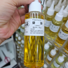 [캔들메이드]국산 프레그런스 오일 100ml, 유자, 1개