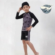 남아수영복실내 스파이더맨 여름 모자 및 래쉬가드 crm*7045VH