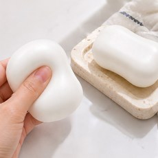 (당일배송) 레브v 비누슬랑이 바삭바삭 크런치 말랑이, 화이트, 80g, 1개