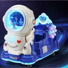 코인라이더 동전스윙카 어린이 놀이기구 우주선 동전 하늘색, 2. 핑크, 부드러운 핑크 우주선