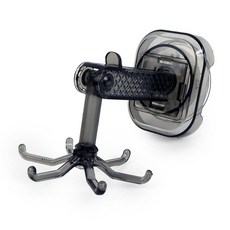 셀엔드 무타공 회전 후크 주방컵걸이 조리기구걸이, 투명그레이, 1개, 투명그레이