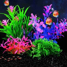 엠비아7 인공 수초 어항 장식 인조수초, 1인공수초-연노랑풀