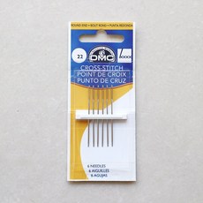 DMC 십자수 바늘 세트 22호 (6개 Cross Stitch 1771/1), 1세트
