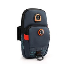 時尚新款男士運動跑步臂包尼龍防水女士零錢包耳機孔手機包