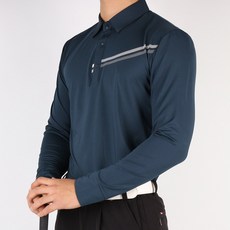 [GTM] 쟌피엘(정품) 남성 프리미엄사선 골프카라티 남자 긴팔 스포츠 고탄력 골프웨어 카라넥 티셔츠 국내제작