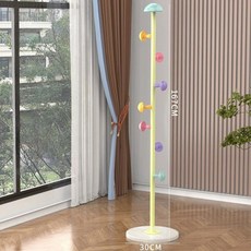 거와스 귀여운 튼튼한 스탠드 옷걸이, 옐로우