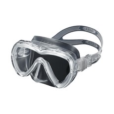 GULL VADER Mask UV420 日製頂級矽膠潛水面鏡 多色可選 潛水面鏡, 透明色 (白色裙邊)