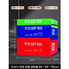 점핑박스 크로스핏 스텝 런지 점프박스 성인 태권도 하체 성인 30kg 점프 점핑 프리미엄, 1, AR. 성인 123 점핑 박스