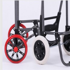 콩군하우스 시장가방 교체용바퀴 구루마바퀴, 레드 1p, 1