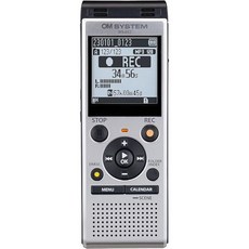 음성 녹음기 기록 내구성강한 OM 시스템 WS-882 4GB 디지털 스테레오 실버블랙, Voice Recorder