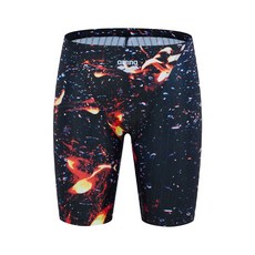 아레나 남성 4부 실내수영복 A4FM1MD41 BLK