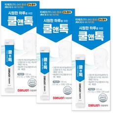 대원 제약 쿨앤톡 시원한 하루를 위한 흑도라지 콜 구증구포 배농축액 생강 특허원료 목편한 목건강, 3개, 120ml