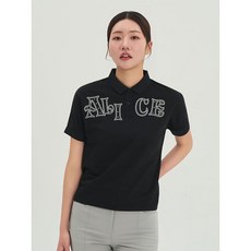 디즈니골프 여성 레터링 티셔츠 DN2LTS035