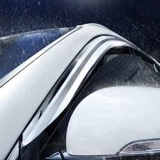 경동 썬바이저 자동차 빗물받이 윈도우 썬바이져, 크롬, (A)EV6크롬썬바이져