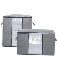 옷장수납박스 대용량 이불 보관 정리 수납 부직포 리빙박스, 가로형