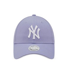 뉴에라 뉴에라 뉴욕 양키스 MLB 리그 에센셜 라벤더 9포티 스트랩백 캡 모자