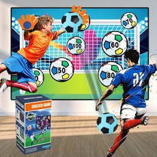 실내 축구 다트 타겟 스티커 접이식 놀이기구 부모 자녀 함께하는 스포츠 놀이 실내 체육관 활용 어린이 성인 모두 즐기는 가정용 놀이용품, 1개, 150x150 접착 공 트로피&공