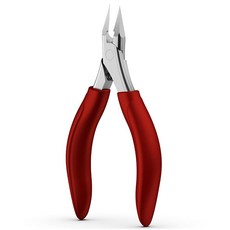 BEZOX 프로페셔널 발톱깎이 - 두꺼운 발톱과 인그로우 네일을 위한 헤비 듀티 발가락 손톱깎이 | 편안한 그립감과 매우 날카로운 칼날을 가진 노인을 롱 핸들 블랙, Red