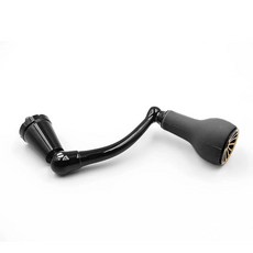 JINOHNAMILL 66mm 파워 핸들 Penn Spinfisher VI VII Slammer III IV 롱 캐스트 노브가 달린 TPE27 블랙