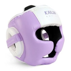 복싱 헤드기어 페이스 격투 장비 스포츠 권투 스파링 보호 마스크, M, 타로퍼플얼굴안전, 1개