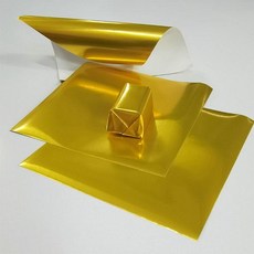 초콜릿 포장지 종이 골드 실버 은박지 초콜렛, 1개, 10 x 10cm 폴리싱 골드