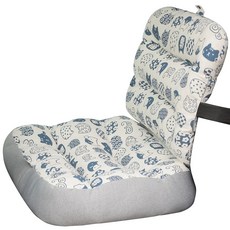 貓咪圖案汽車坐墊 加厚可拆 汽車背靠墊, 幸運貓咪, 1個