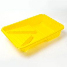 노랑로라판 소 노란색 페인트트레이 도장판 투명판 롤러판 페인트부자재 로라받침대, 1개