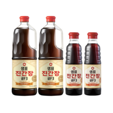 샘표 진간장 금F3 1.7L 2개+500ml 2개, 2개, 2.2ml