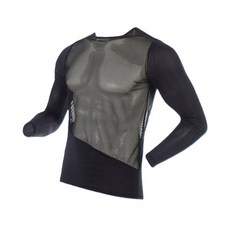 JXR 발란스 스킨 솔리드 라운드 메쉬 남성 여성 이너웨어