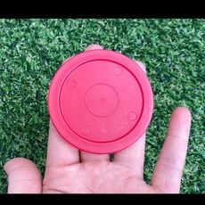 에어 하키 퍽 교체용 게임 테이블 보드 플라스틱 미니 레드 직경 약63mm, 1개