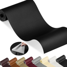 대형 가죽패치 가구리폼 가죽보수스티커, 패치Large베이지