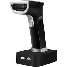 바코드 스캐너 리더기 스캔마커 1D/2D 무선 – 블루투스 및 2.4G 모드로 속도와 정확도 향상 핸드헬드 QR 충전 스탠드 포함 노트북 iOS 안드로이드용, 바코드 스캐너 리더기 스캔마커 1D/2D 무선 – 블루