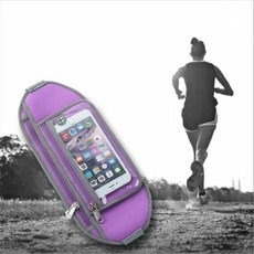 맑은 Coms 레저용 포켓 크립 고정/Purple - 허리벨트/지갑형