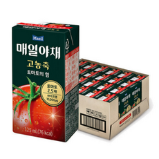 매일유업 매일야채 고농축 토마토의 힘, 125ml, 24세트