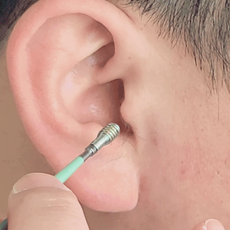 일회용면봉 위생 면봉 멸균면봉 [POIPOI귀톡톡] 귀이개 컬러코팅 손잡이 휴대용 6종 이어클리너 귀파개 귀청소 귀후비개 면봉 선물 사은품, 01.귀톡톡(핑크), 01.귀톡톡(핑크), 1개