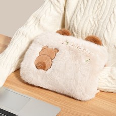 TAOMI 충전식 온수 찜질기 보온 찜질팩, 브라운