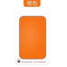 【台灣現貨】寵物印泥 寵物用品 拓印 腳印 手足印泥 手印 寶寶手印 寵物印台 無毒印泥 手掌印泥 手足印台 不沾墨印, 1個, 小款橙色