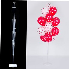 파티용품 풍선꽂이장식세트160cm(19개스틱)빅하트인쇄혼합20입 59000EA 1EA, 본상품