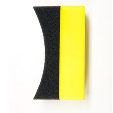 차량용 타이어 광택 세차 드레싱 패드 커브형 스펀지