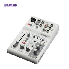 야마하 라이브 스트리밍 믹서형 오디오인터페이스 화이트, AG03-MK2 화이트